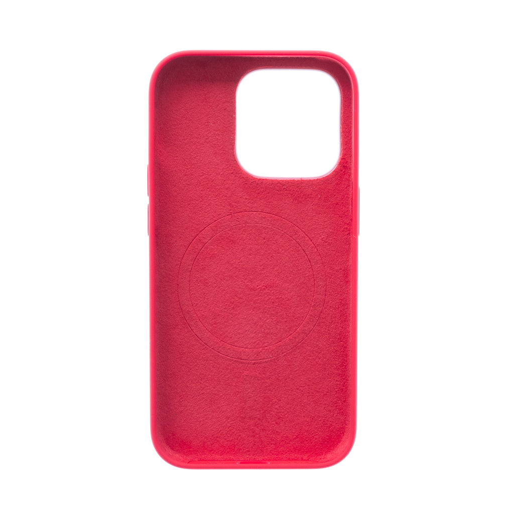 Estuche EL REY silicon case magsafe rojo - iphone 14 plus