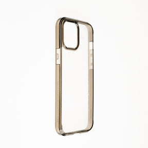 Estuche SPIGEN transparente - marco gris- IPHONE 13 PRO