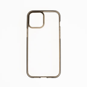 Estuche SPIGEN transparente - marco gris- IPHONE 13 PRO