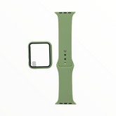 Accesorios EL REY pulsera + bumper con protector de pantalla para  apple watch 38 mm color verde claro