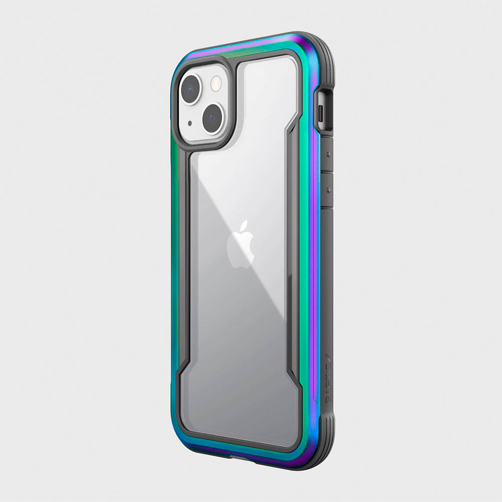 Estuche XDORIA raptic shield pro for iphone 13(anti-bacterial)  iridescent