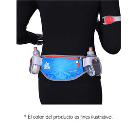 Accesorios AONIJIE cangurera deportiva con 2 pachotes 250 ml para correr rosado