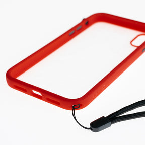 Estuche CATALYST serie impact-protection case marco de color y transparente de atrás iphone xr rojo