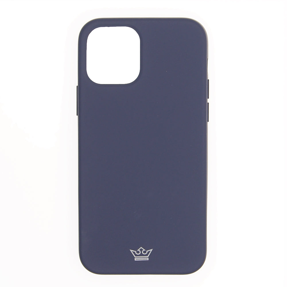 Estuche EL REY silicon  azul marino IPHONE 12 PRO MAX 6.7