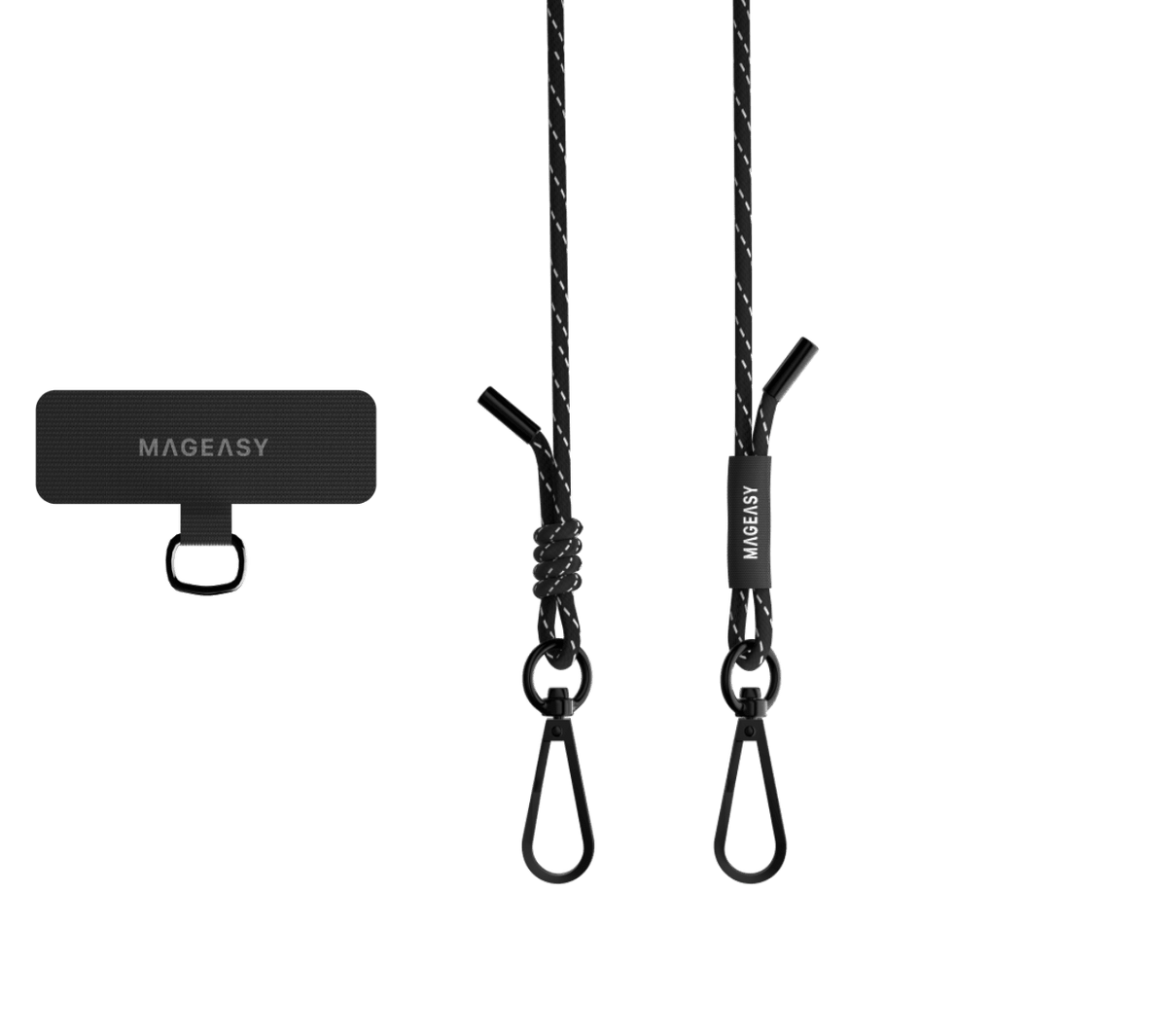 Accesorios SWITCHEASY strap+strap card for iphone reflect black
