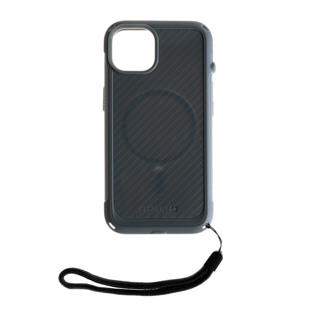 Estuche CATALYST serie vibe case fibra de carbon con magsafe iphone-13 gris