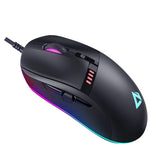 Accesorios AUKEY knight rgb gaming mouse 10000 dpi resolution con cable