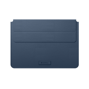 Estuche SWITCHEASY easystand leather macbook sleeve 2021-2019 macbook pro 16"& 2019-2016 macbook pro 15” midnight blue