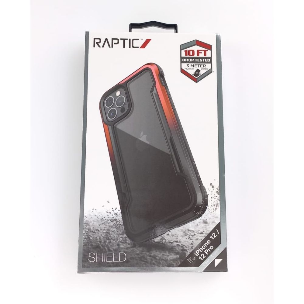 Estuche XDORIA raptic shield for iphone 12/12 pro    - black/red gradient -