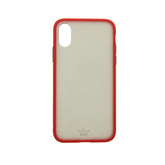 Estuche EL REY hard case marco rojo/humo IPHONE XS MAX (6.5)