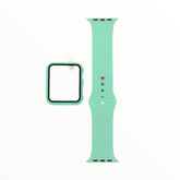 Accesorios EL REY pulsera + bumper con protector de pantalla para  apple watch 42 mm color menta