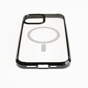 Estuche SPIGEN magsafe-transparente marco negro IPHONE 13 PRO