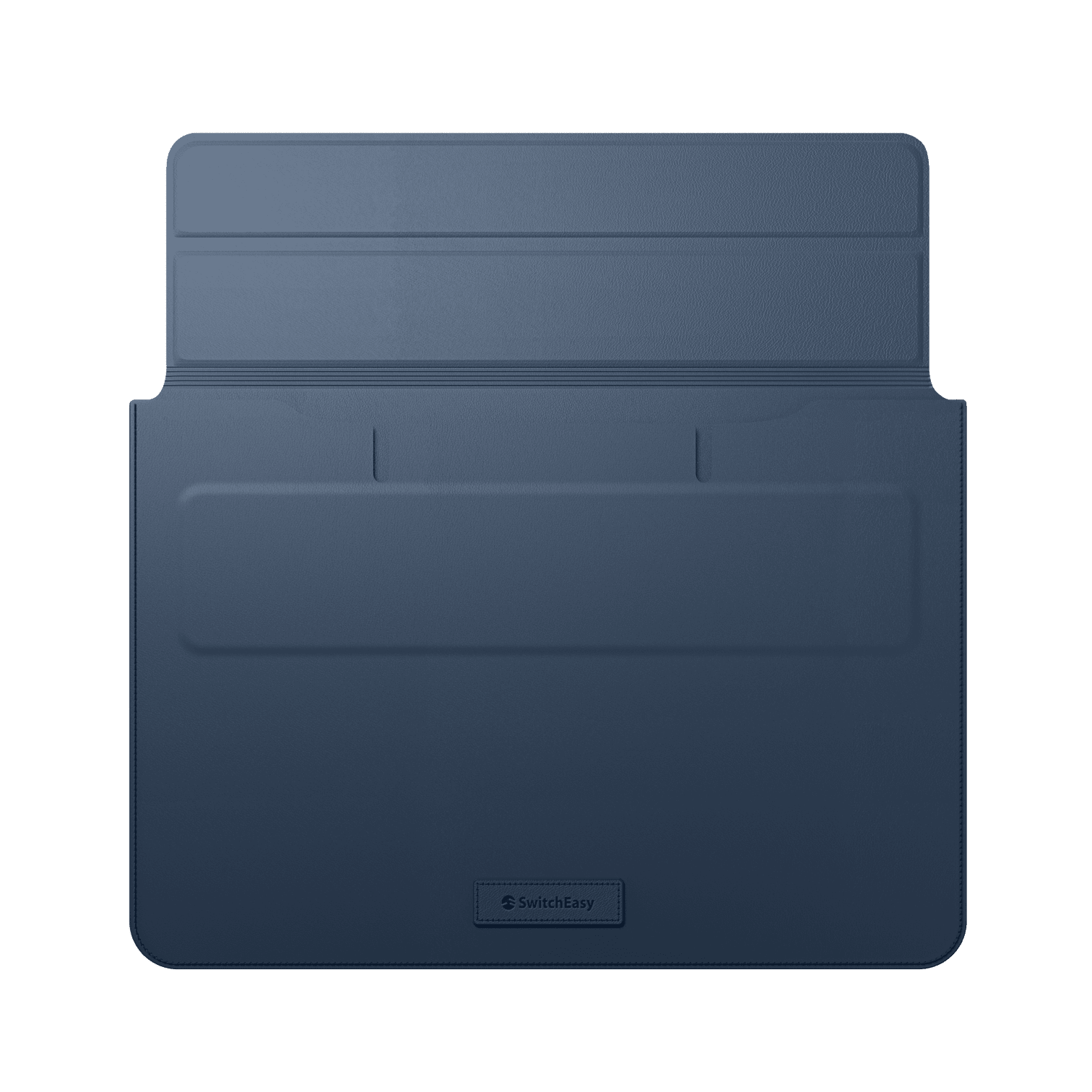 Estuche SWITCHEASY easystand leather macbook sleeve 2021-2019 macbook pro 16"& 2019-2016 macbook pro 15” midnight blue