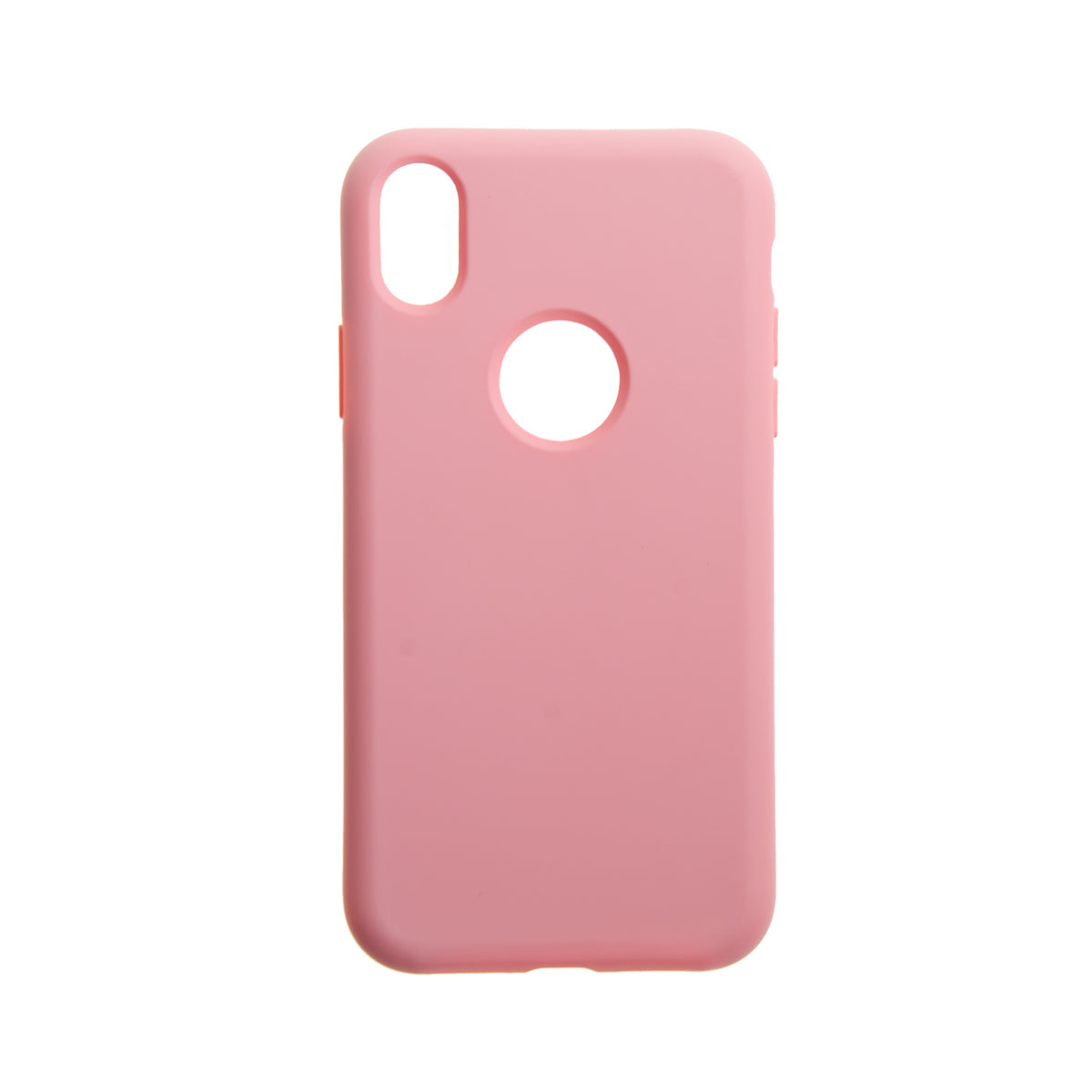 Estuche EL REY silicon rosado  iphone xs max