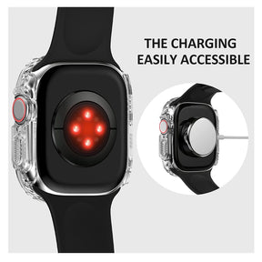 Accesorios EL REY bumper de plastico ridigido transparente para apple watch ultra 49 mm