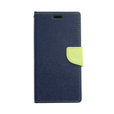 Estuche GOOSPERY fancy diary azul marino/verde  - iphone 6 plus