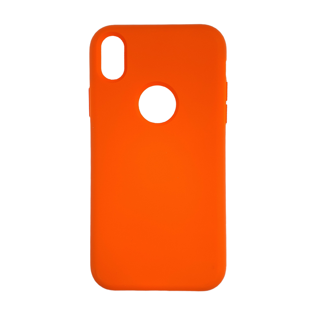 Estuche EL REY silicon naranja - iphone xs max
