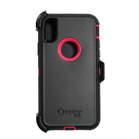 Estuche OTTERBOX defender IPHONE X | XS (5.8) NEGRO | FUCSIA