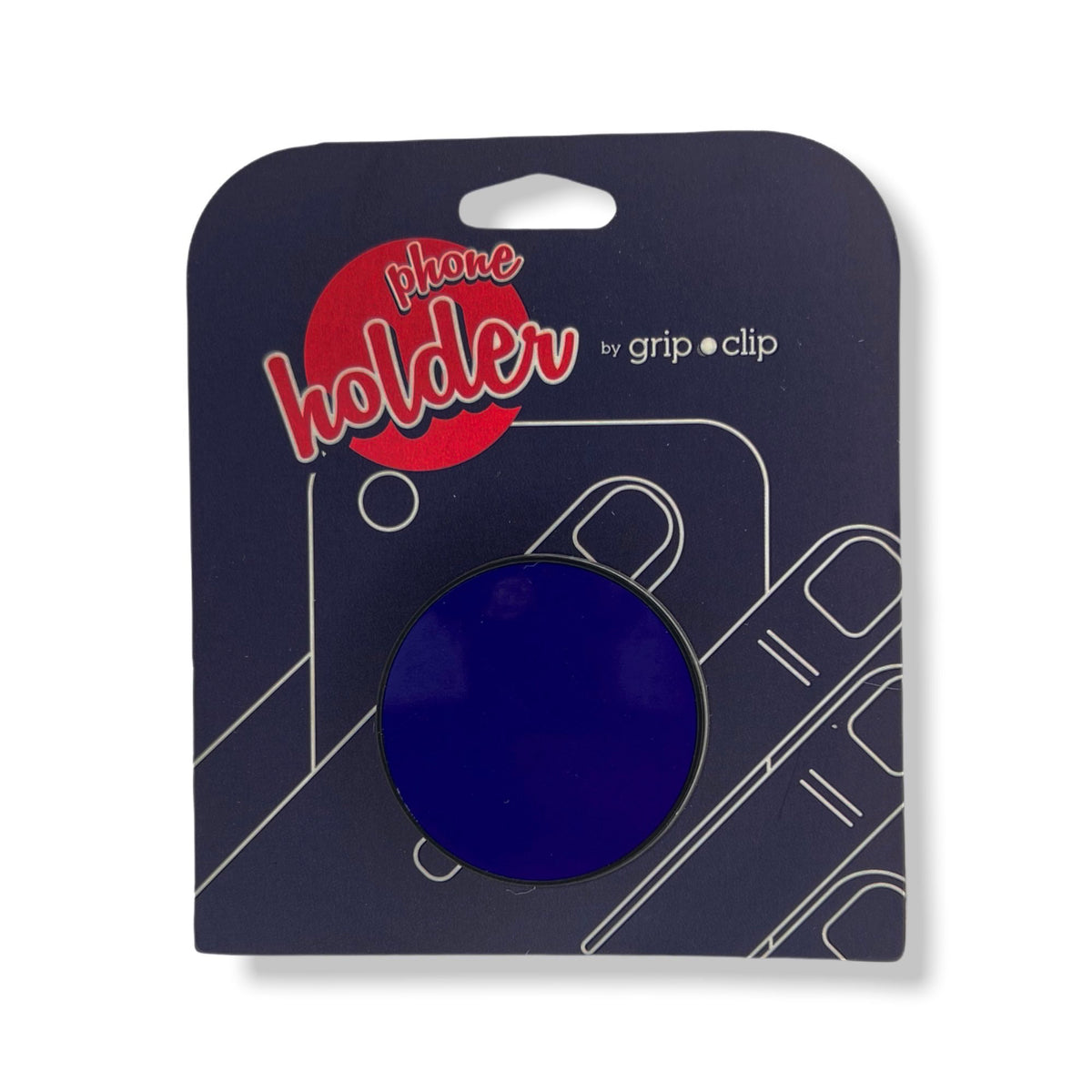 GRIP CLIP holder para sujetar el celular fácilmente azul marino