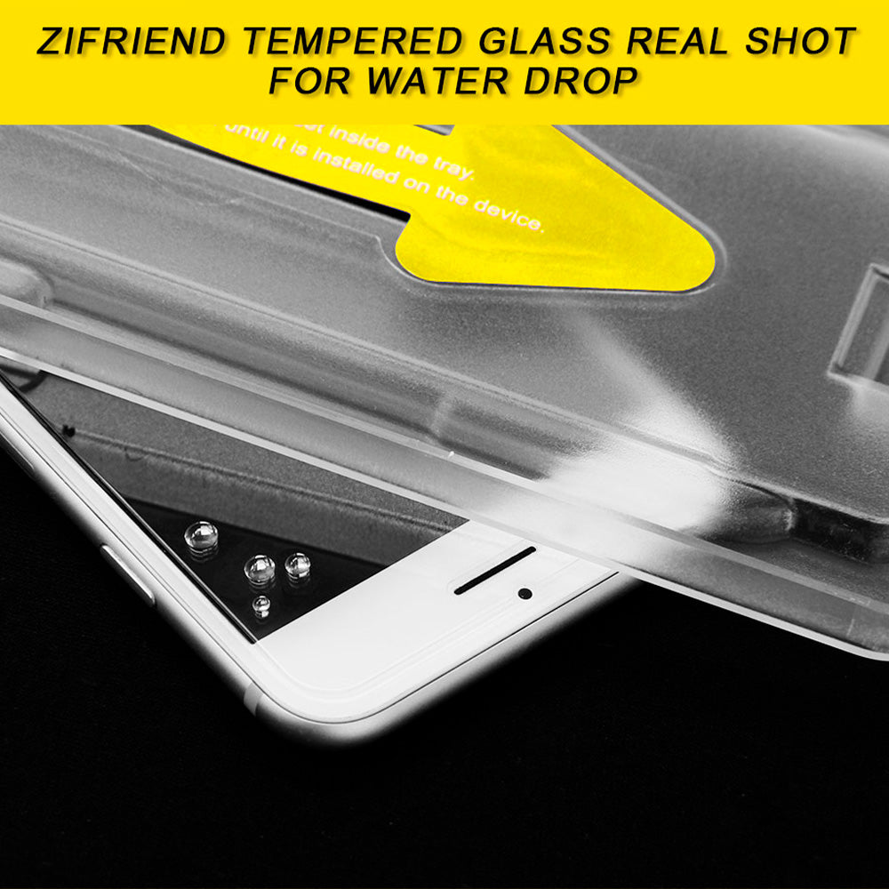 VT ZIFRIEND cl vidrio templado 9h ultra transparente con kit de fácil instación - IPHONE 12 PRO MAX 6.7