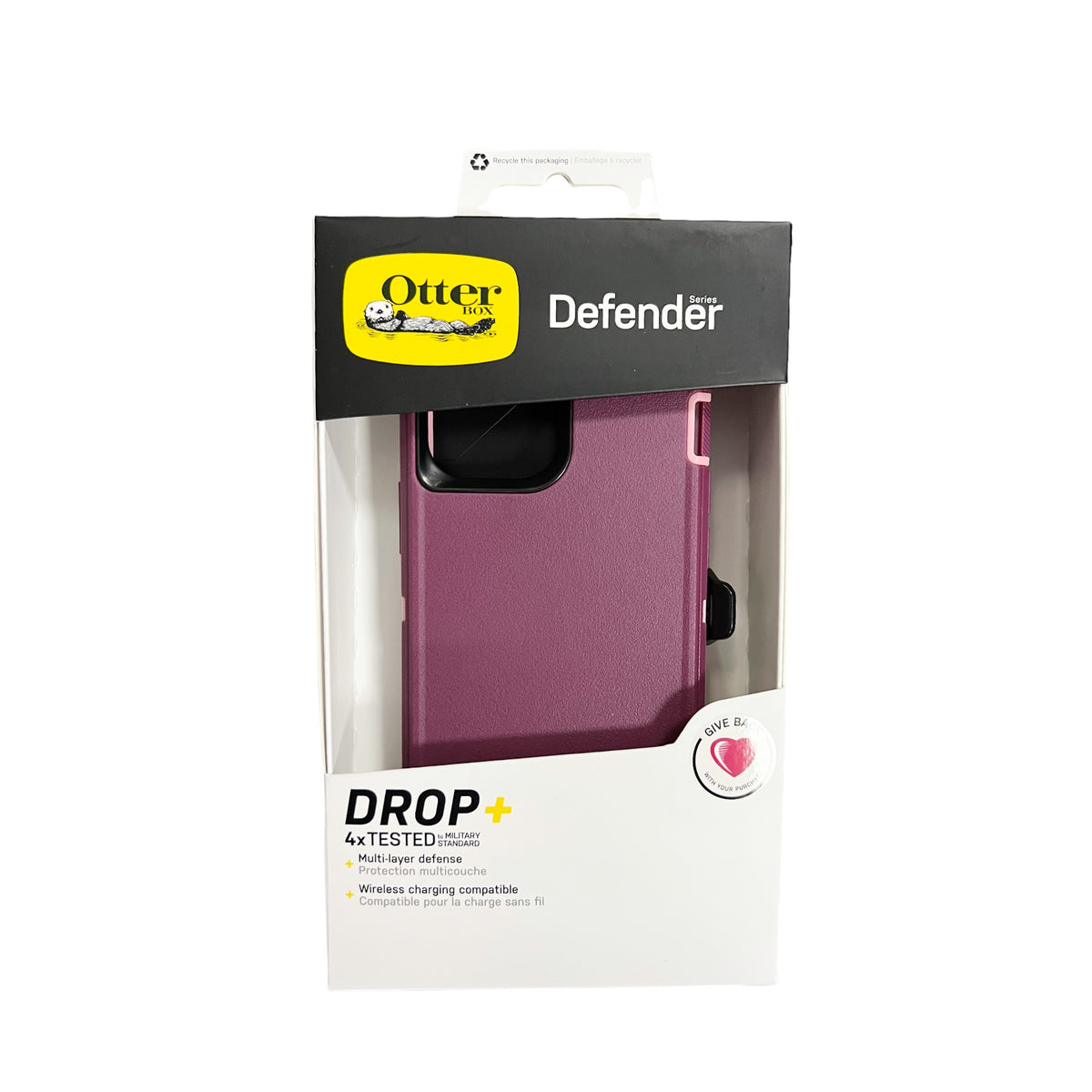 Estuche OTTERBOX defender corinto / rosado - IPHONE 13 PRO MAX