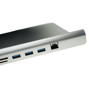 Accesorios APPLE mousem pad hub aluminio GRIS OSCURO