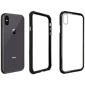 Estuche SWITCHEASY Iglass 3 En 1 Vidrio Templado + Aluminio + Tpu Negro IPHONE XS (5.8)