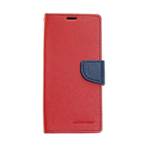 Estuche GOOSPERY fancy diary rojo/azul marino IPHONE XS MAX (6.5)