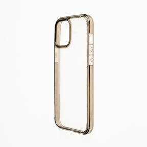 Estuche SPIGEN transparente - marco gris- IPHONE 13 PRO