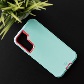 Estuche EL REY defender menta / fucsia  samsung s22 plus