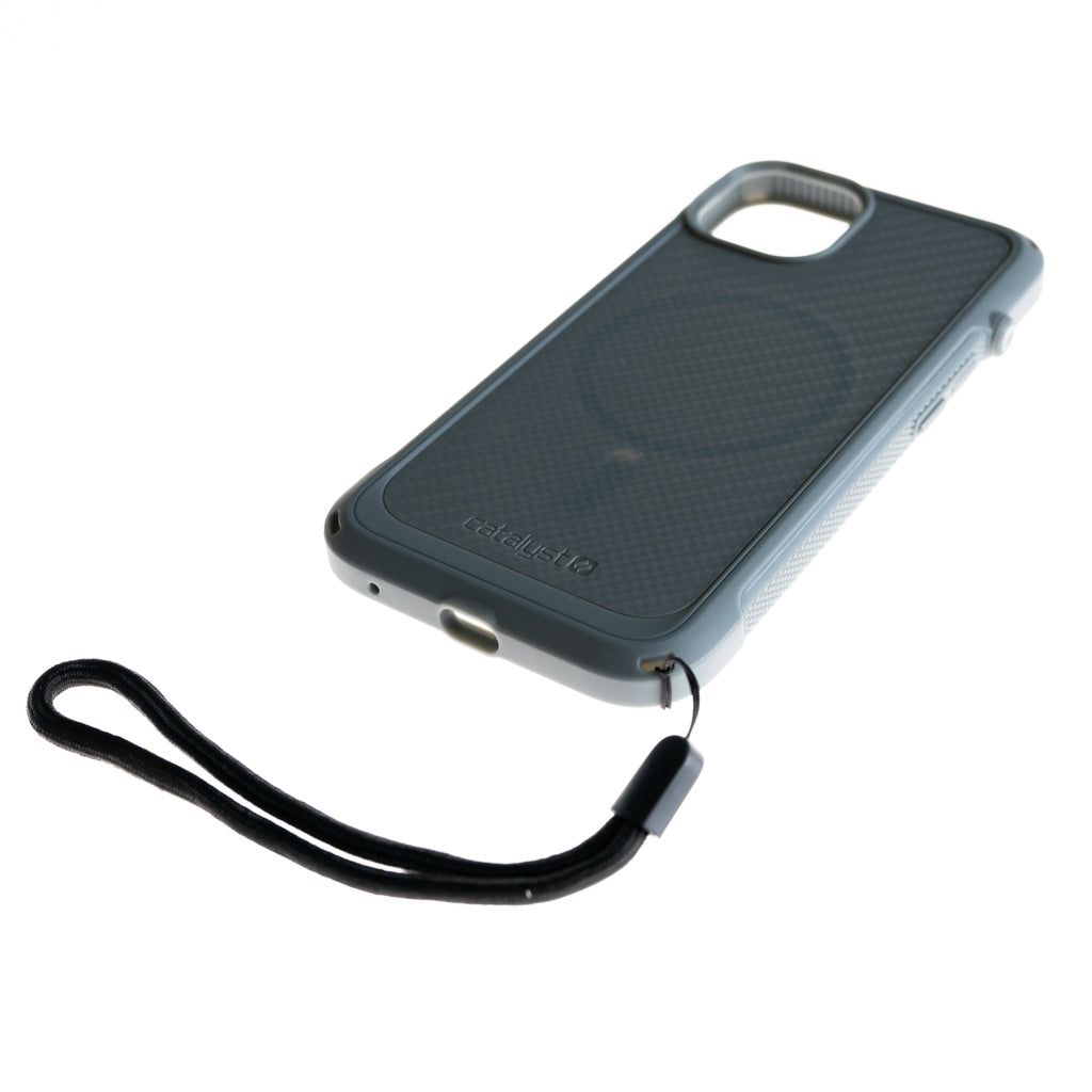 Estuche CATALYST serie vibe case fibra de carbon con magsafe iphone-13 gris