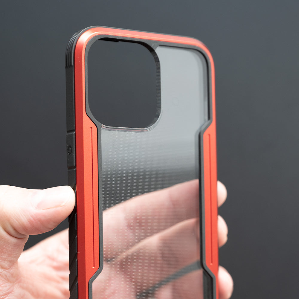 Estuche EL REY defense rojo - iphone 13 pro max