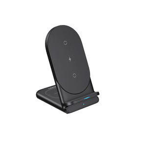 Accesorios AUKEY 2-in-1 wireless fast charger (bk,wh)
