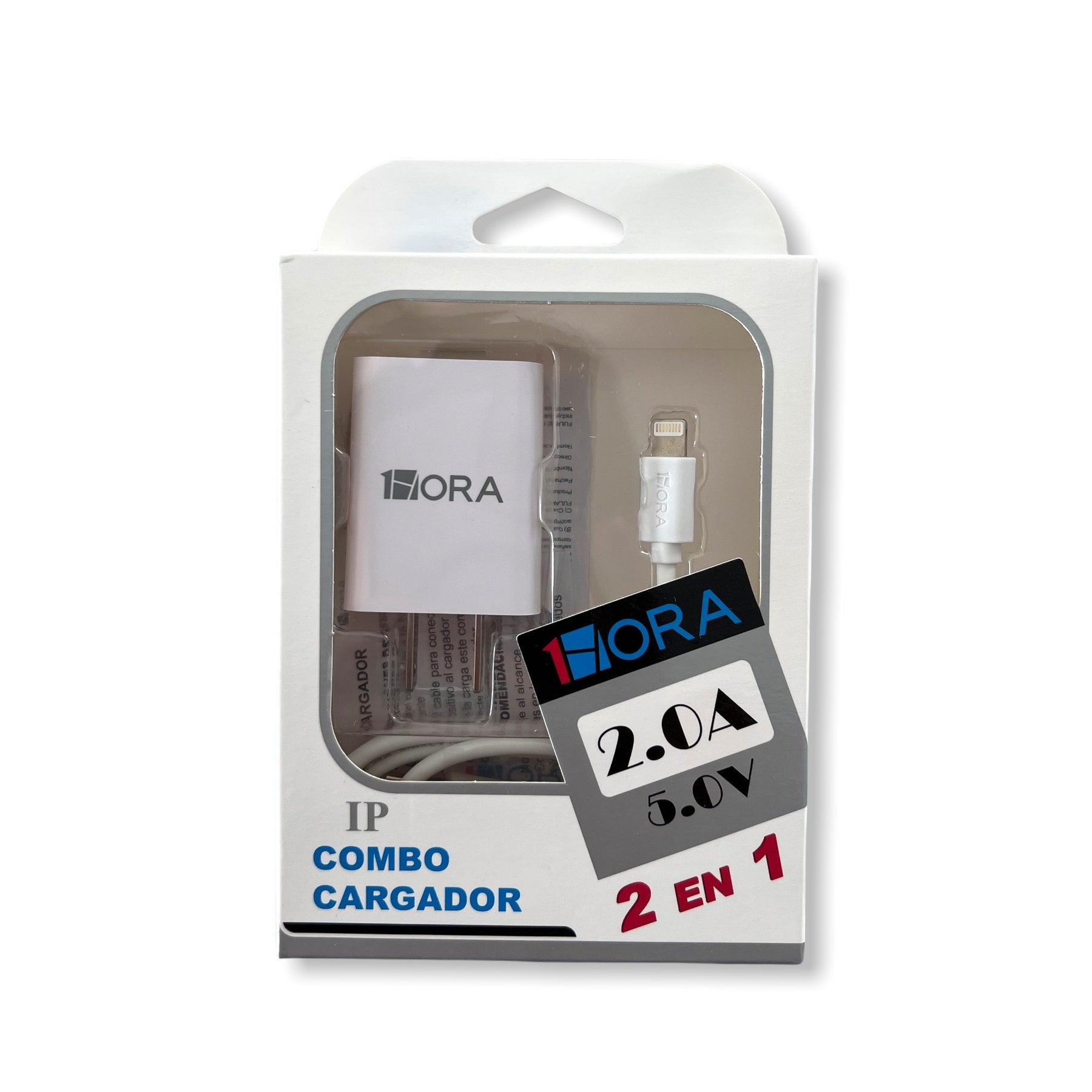 CP 1HORA kit cargador de carga rápido + cable lightning iphone 5 al 13 pro max