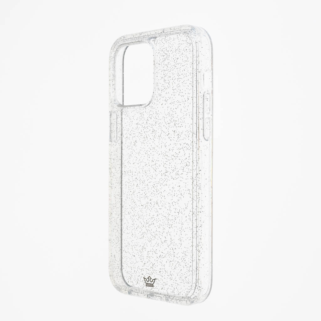 Estuche EL REY symmetry-transparente-glitter  iphone 14 pro max