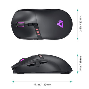 Accesorios AUKEY wireless knight rgb gaming mouse 16000 dpi resolution 2.4ghz