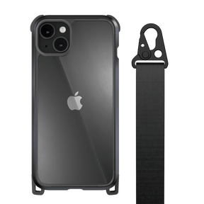 Estuche SWITCHEASY odyssey+ rugged utility protective case with strap iphone 14 plus 6.7 metal black / mystery black IPHONE 14 PLUS