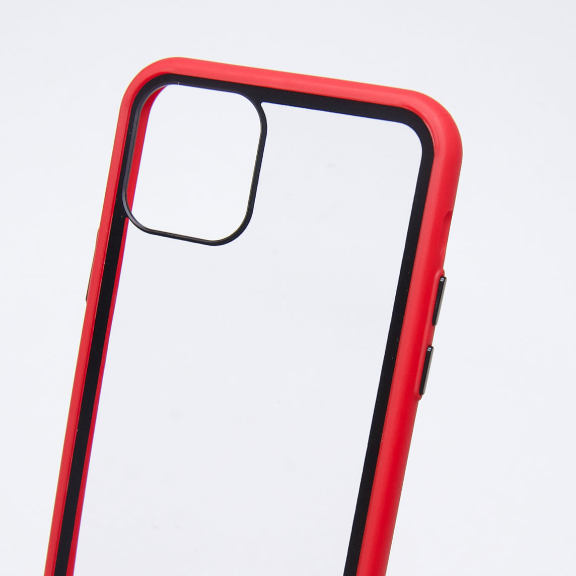 Estuche EL REY marco de color rojo y parte de atras transparente - iphone 11 pro