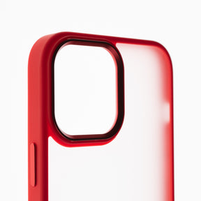 Estuche EL REY mate marco de color- rojo - iphone 12 pro max