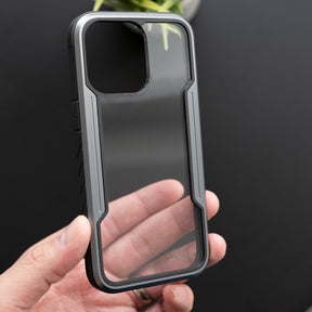 Estuche EL REY defense  gris /  negro - iphone 12 pro