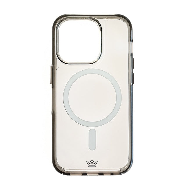 Estuche EL REY symmetry con magsafe transparente transparente / gris iphone 14