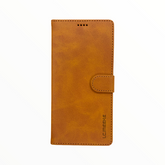 Estuche LC IMEEKE Libreta Con Porta Tarjeta Cafe - Samsung A01