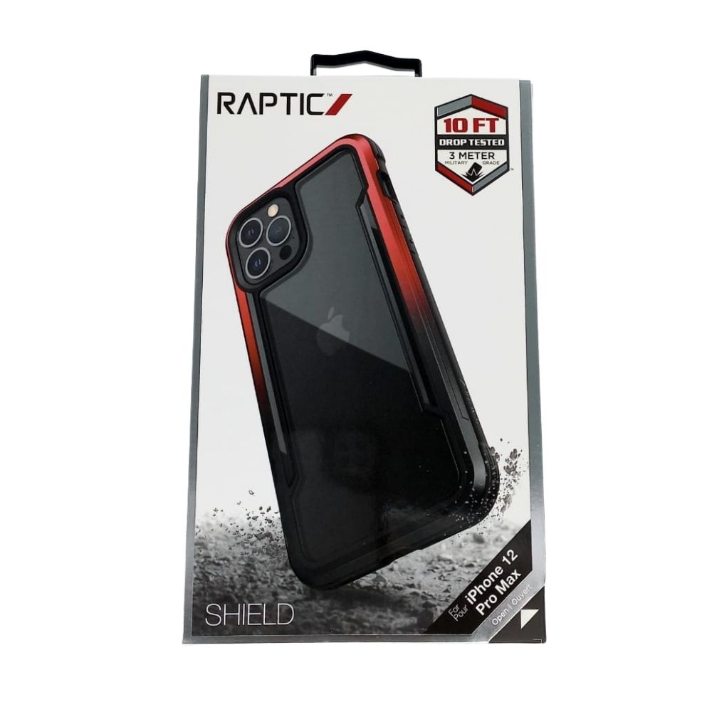 Estuche XDORIA raptic shield for iphone 12 pro max    - black/red gradient -