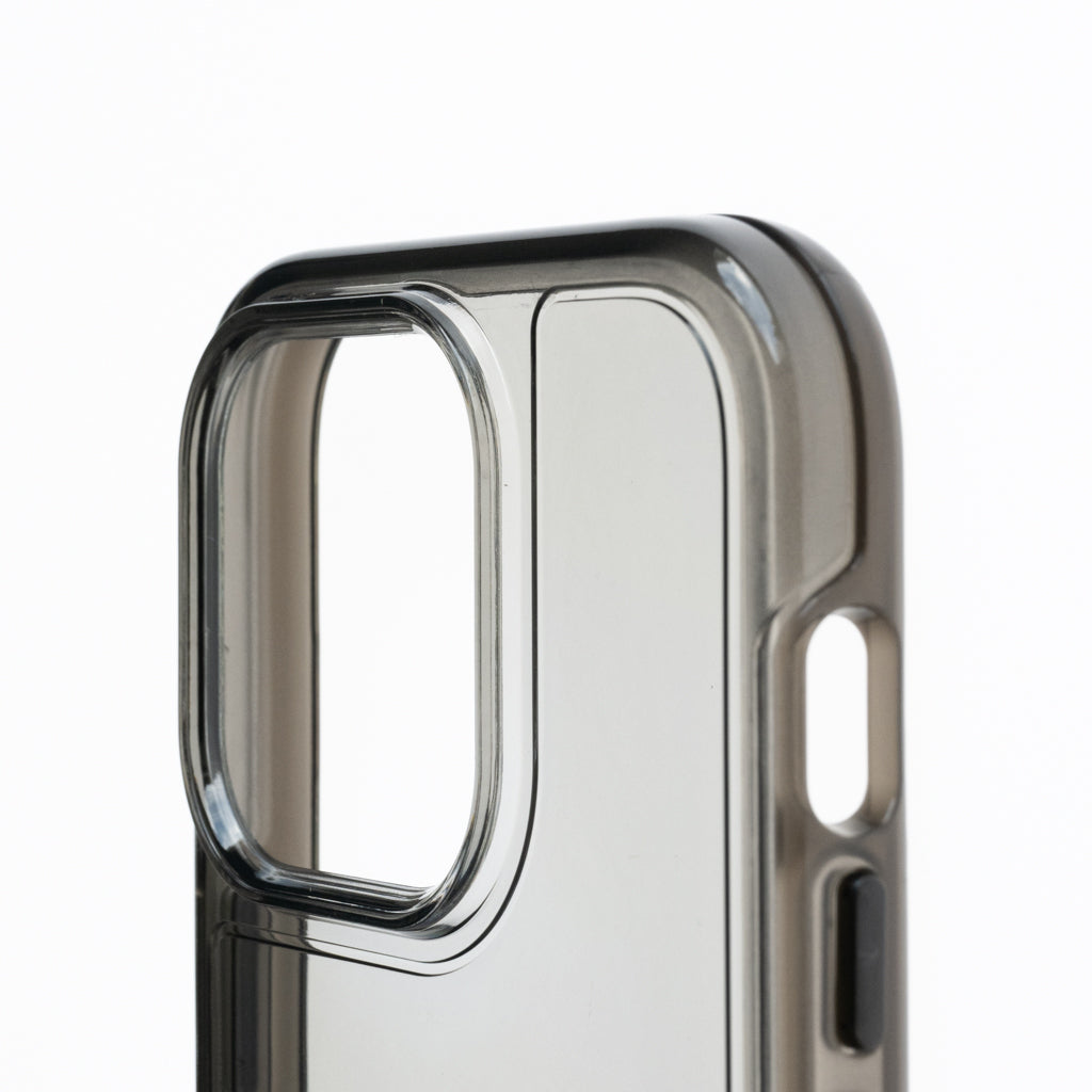 Estuche EL REY symmetry- transparente gris - iphone 14 pro