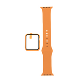 Accesorios EL REY pulsera + bumper con protector de pantalla para  apple watch 38 mm color - naranja