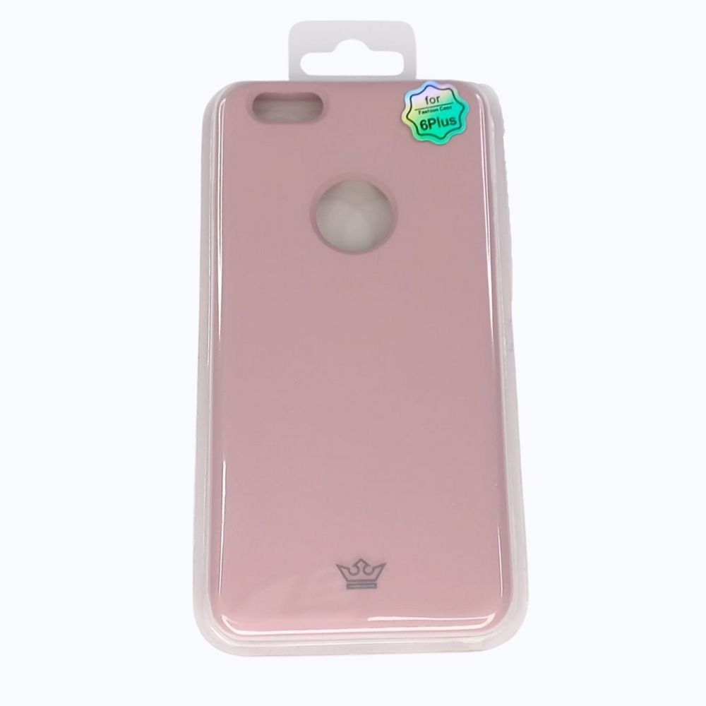Estuche EL REY silicon rosado palido - iphone 6 plus