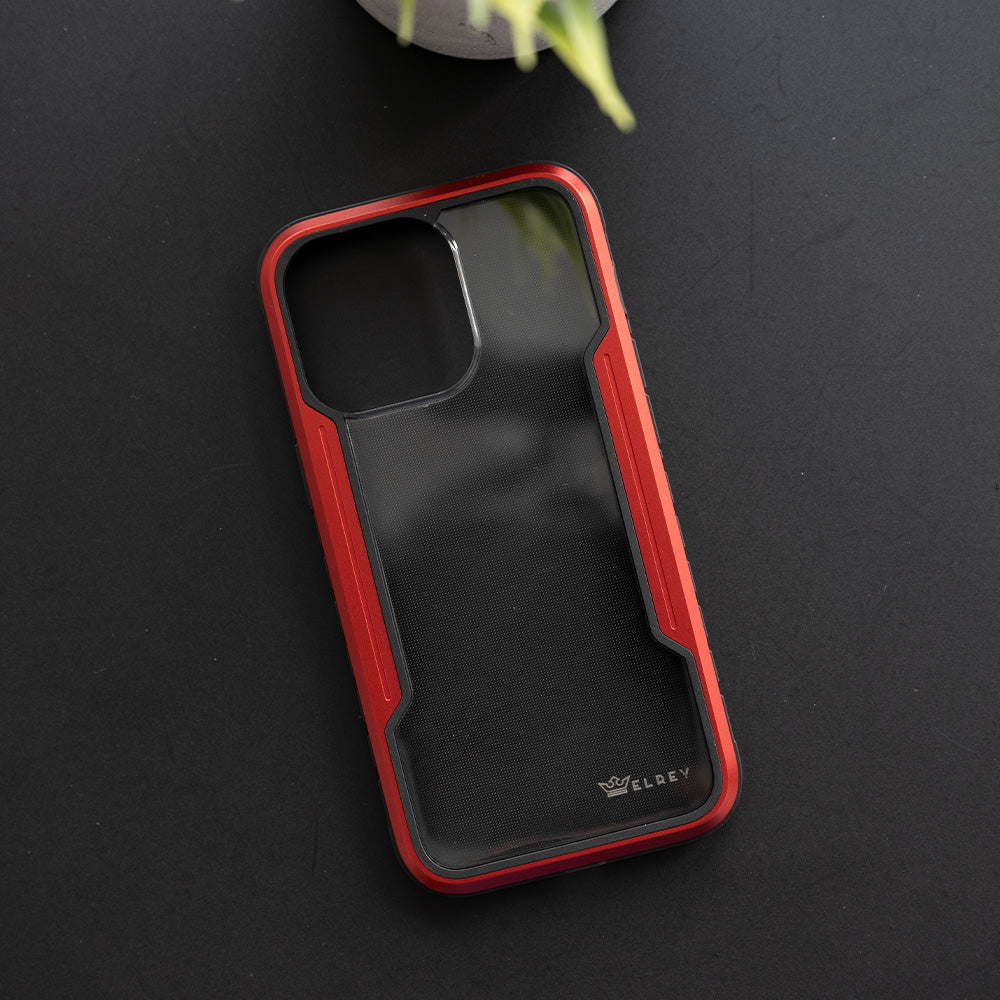 Estuche EL REY defense rojo - iphone 13 pro max