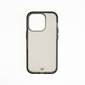 Estuche EL REY symmetry- transparente gris - iphone 14 pro