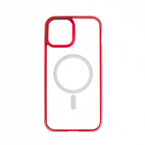 Estuche SPIGEN magsafe transparente - marco rojo IPHONE 13 PRO MAX