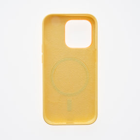 Estuche EL REY silicon case magsafe amarillo - iphone 14 pro max